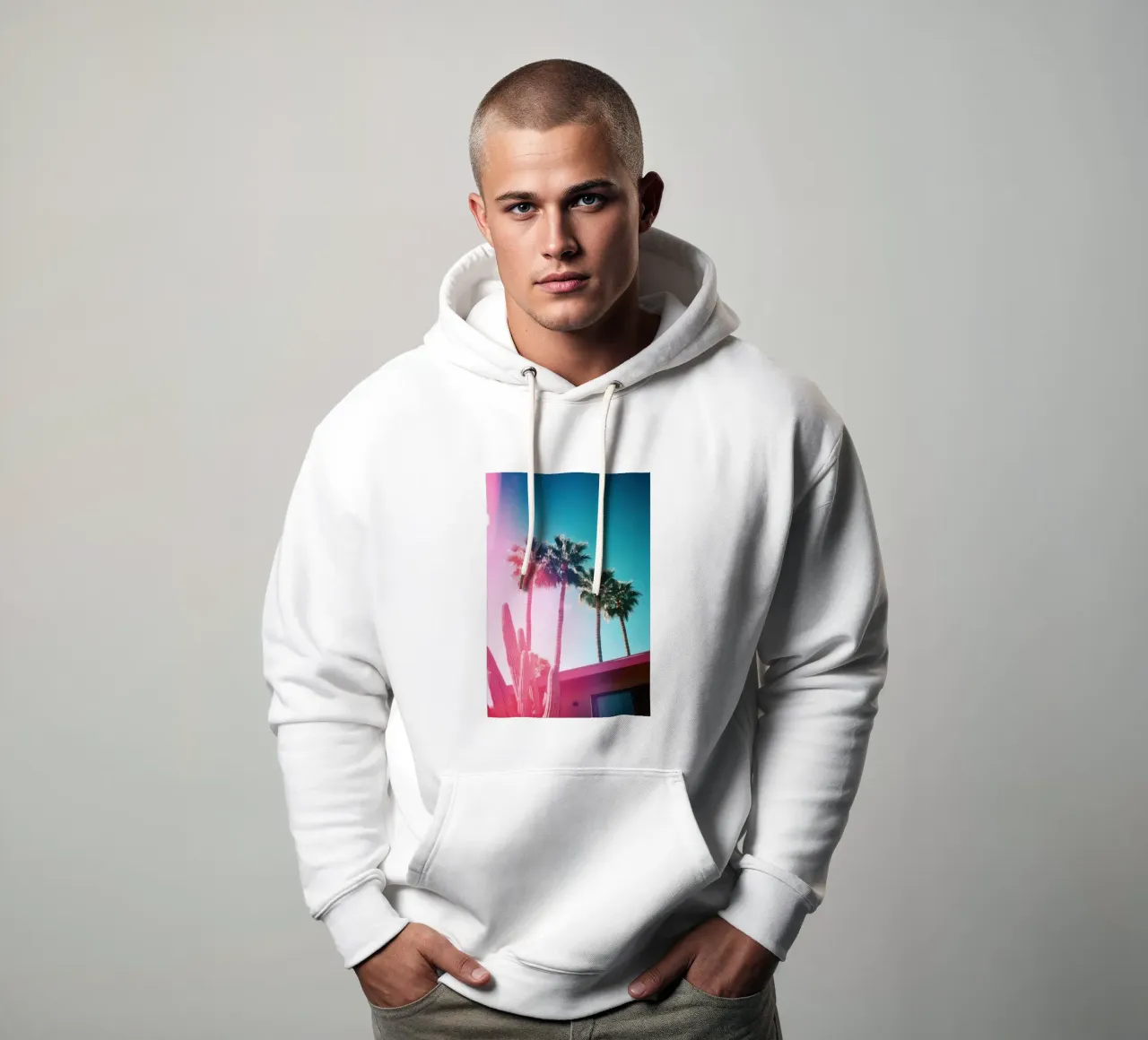 21 felpa con cappuccio da Pink California | Affiches & Posters
