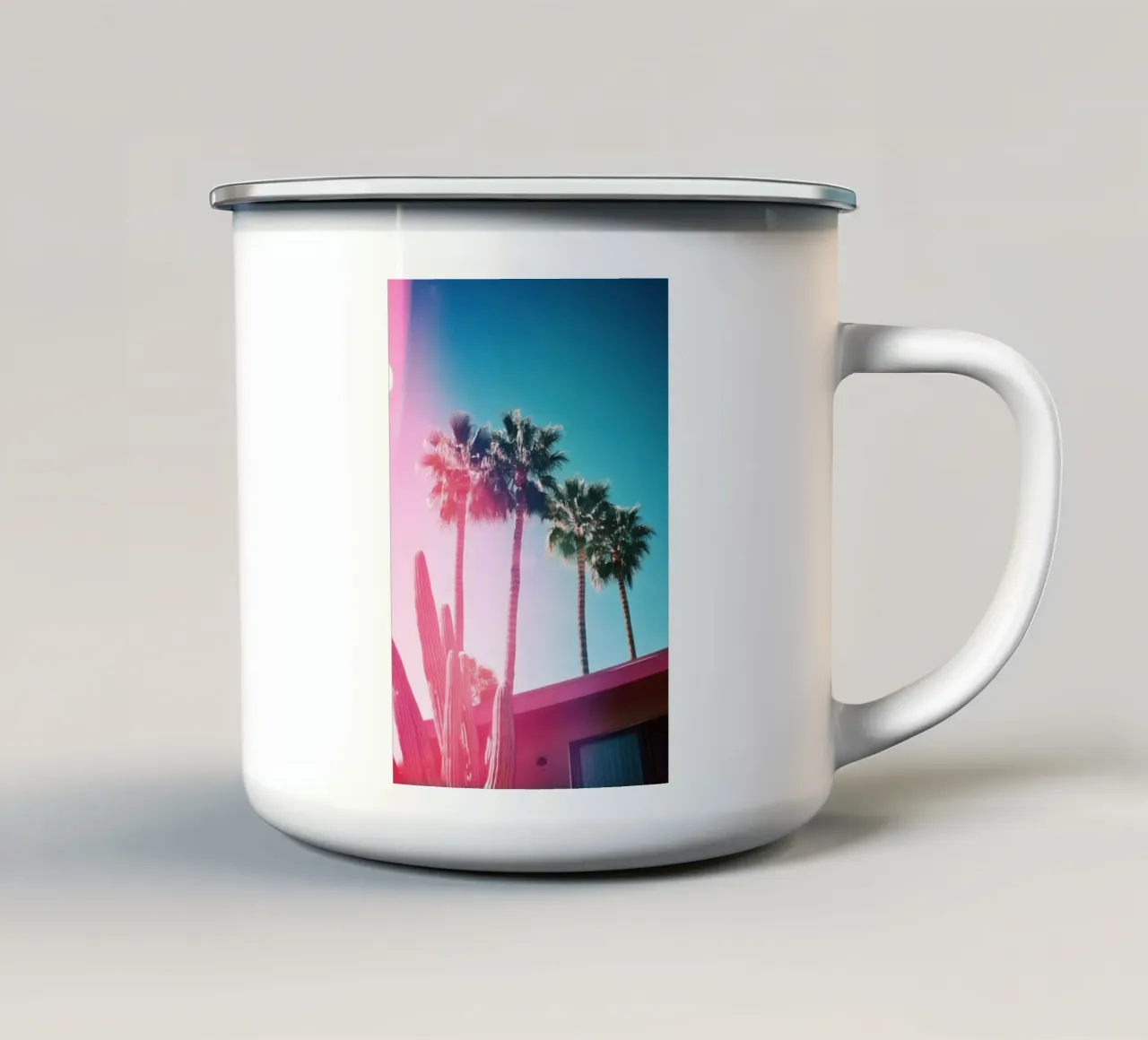 21 tazza in smalto da Pink California | Affiches & Posters
