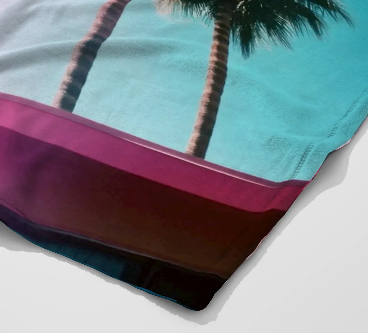 21 fleecedeken van Pink California | Affiches & Posters