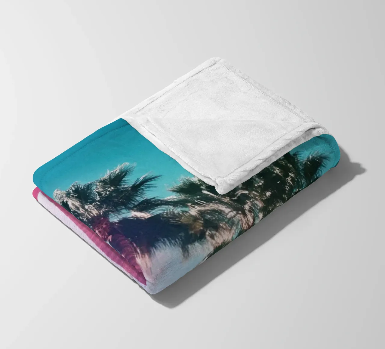 21 fleecedeken van Pink California | Affiches & Posters