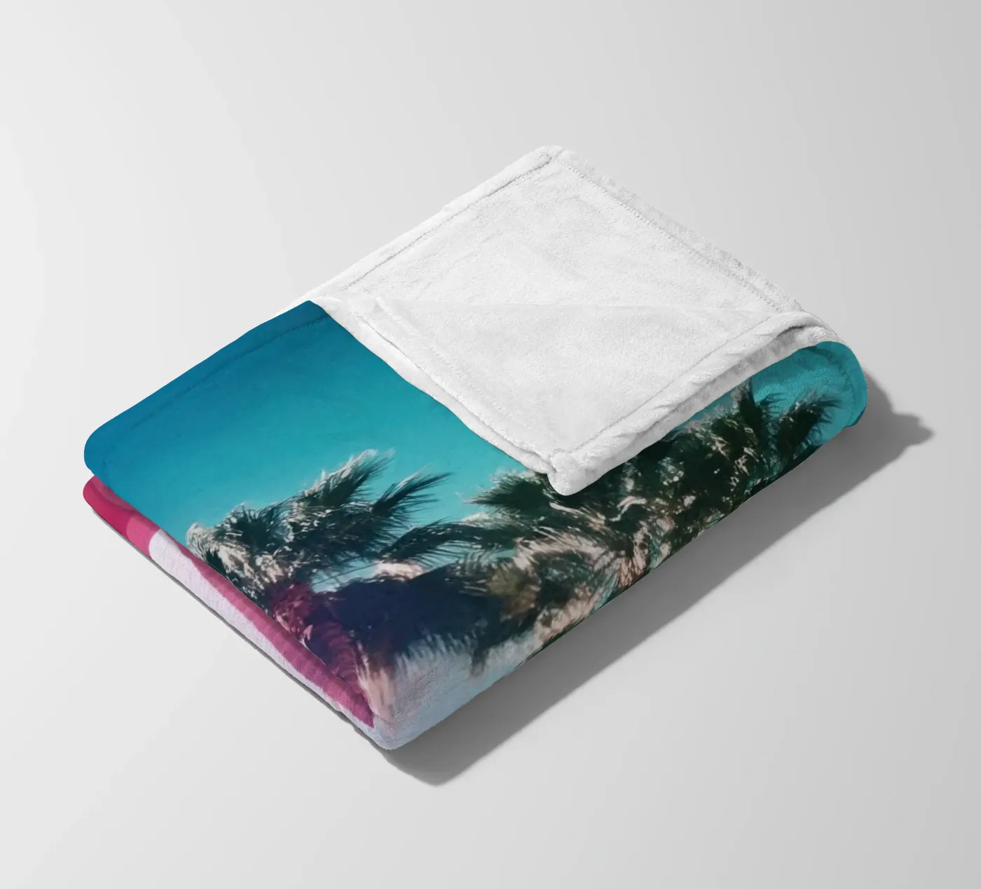 21 fleecedeken van Pink California | Affiches & Posters