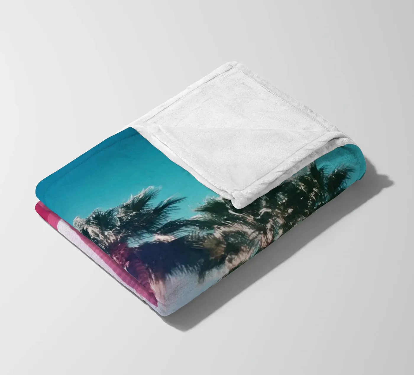 21 fleecedeken van Pink California | Affiches & Posters