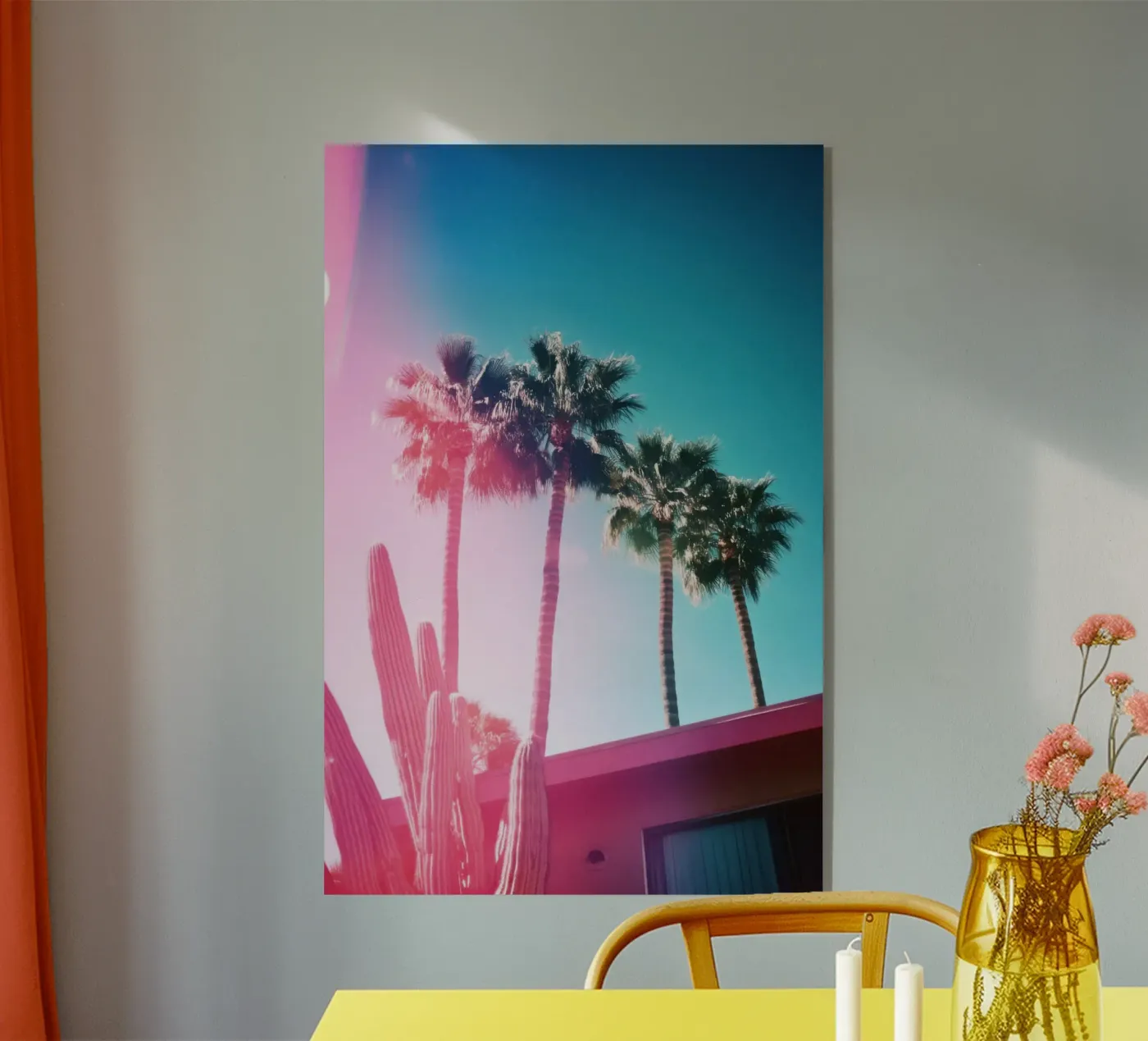 21 acryl van Pink California | Affiches & Posters