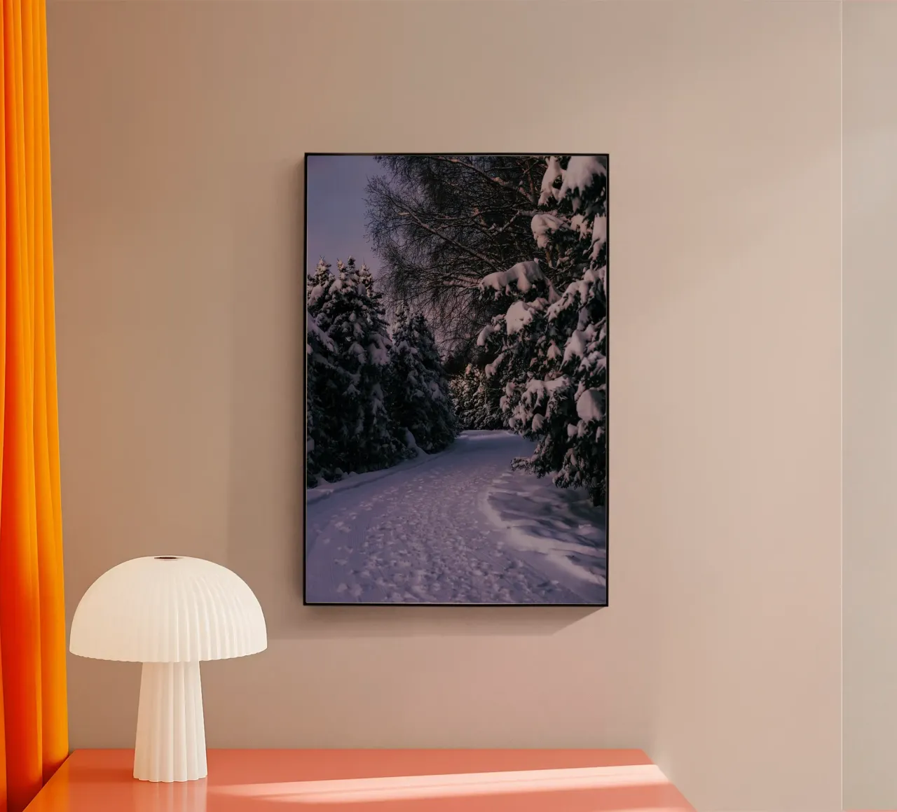 Snowy Path plexiglass da wowhannahphotos