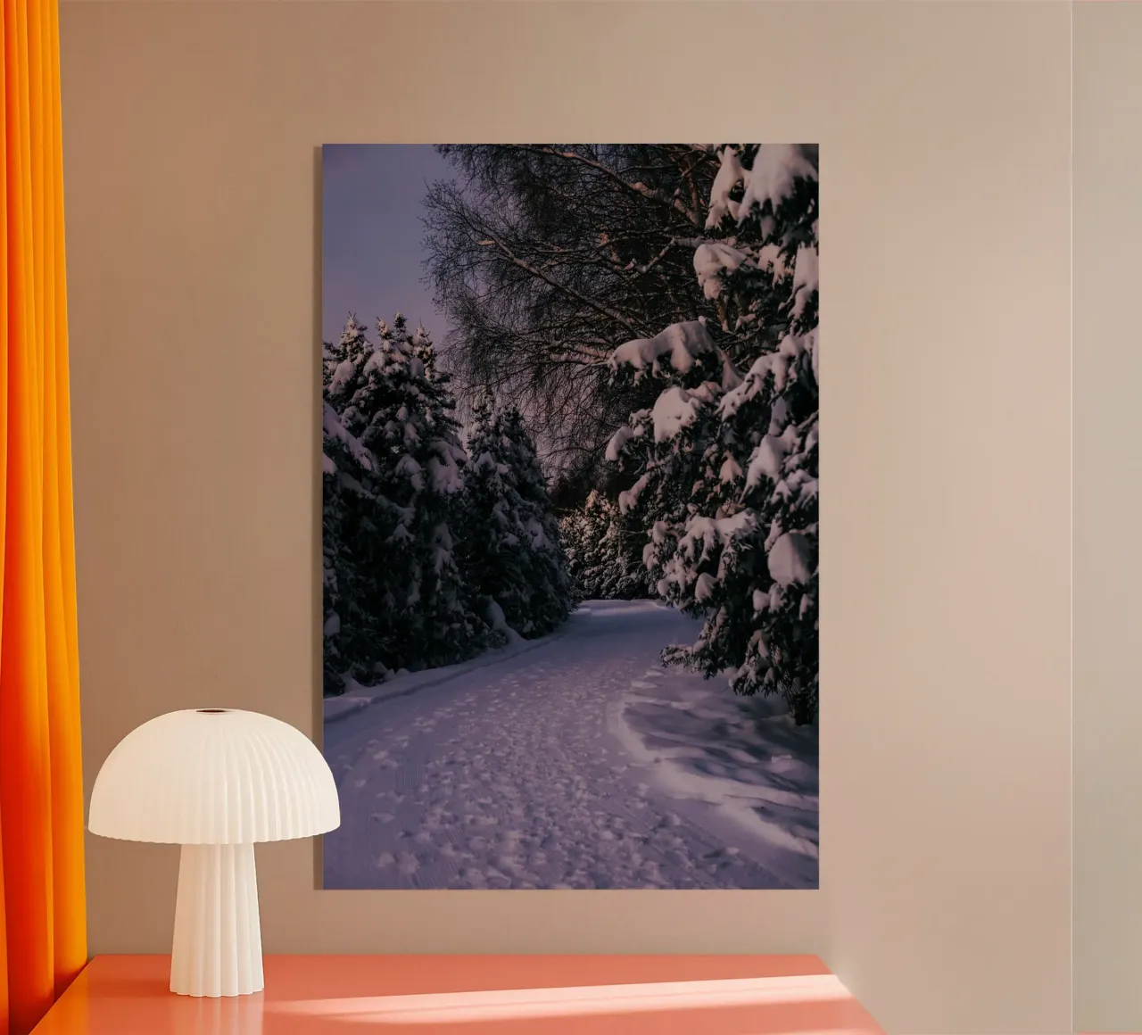 Snowy Path plexiglass da wowhannahphotos