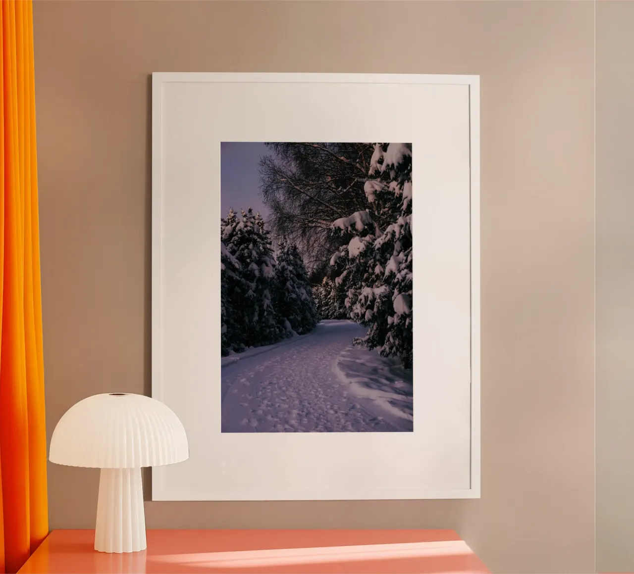 Snowy Path Poster von wowhannahphotos