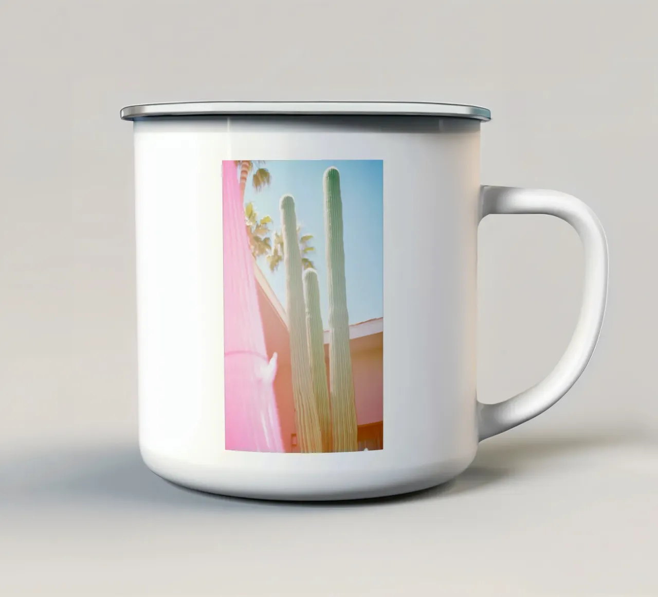 23 tazza in smalto da Pink California | Affiches & Posters