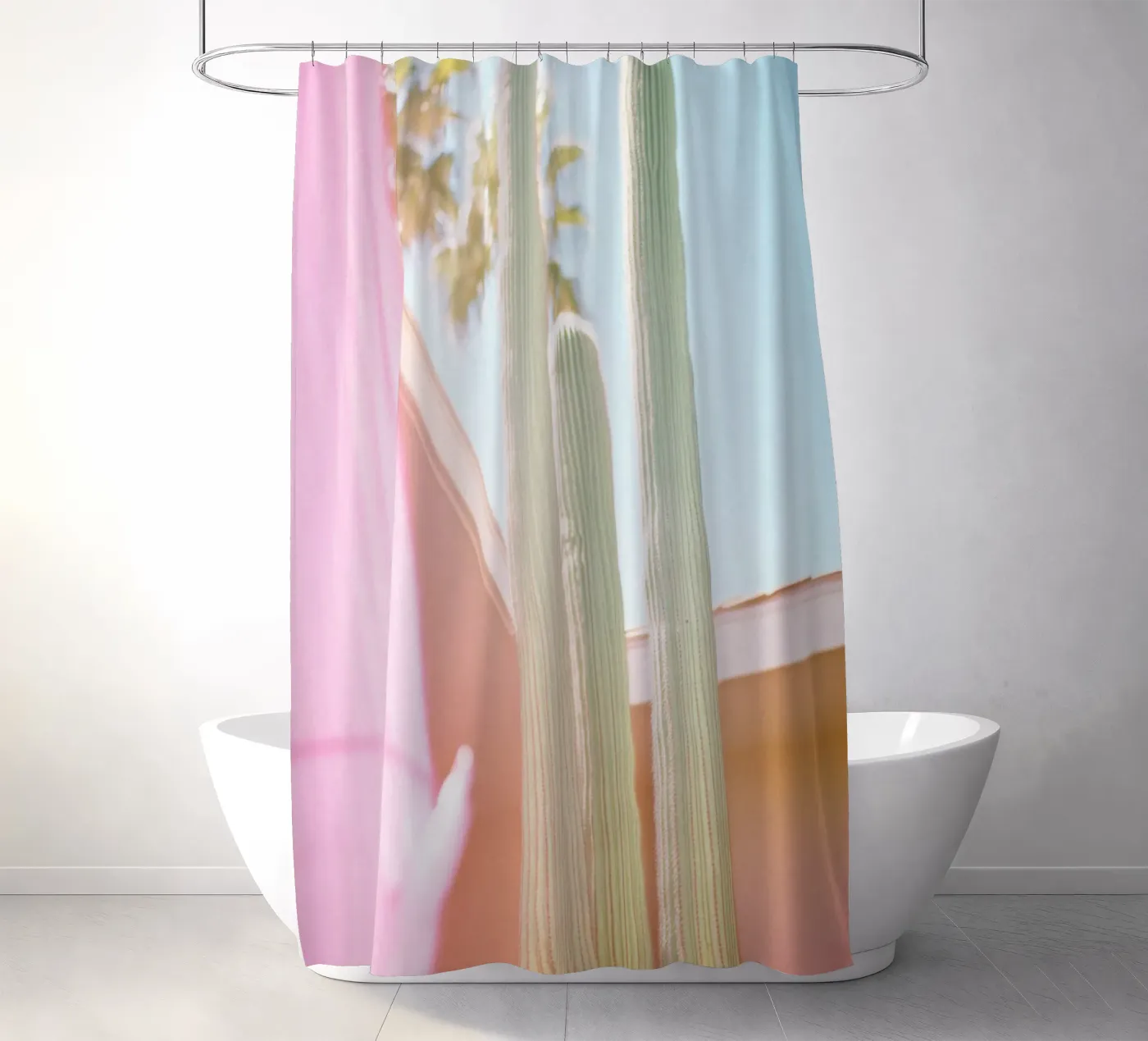 23 douchegordijn van Pink California | Affiches & Posters