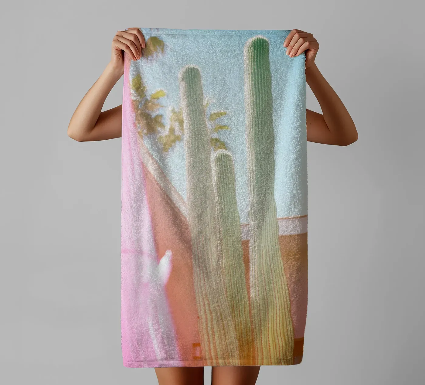23 badhanddoek van Pink California | Affiches & Posters
