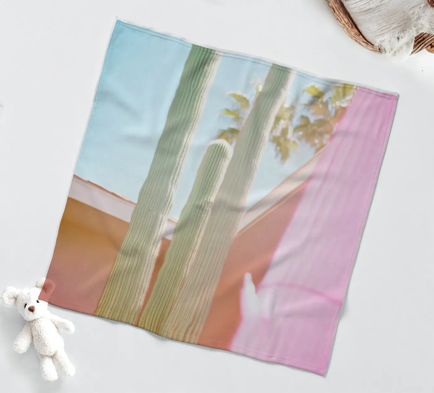 23 fleecedeken van Pink California | Affiches & Posters