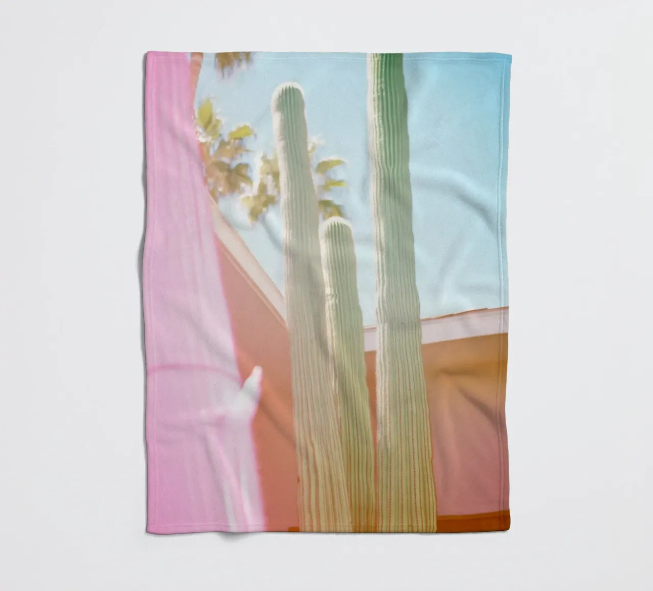 23 fleecedeken van Pink California | Affiches & Posters