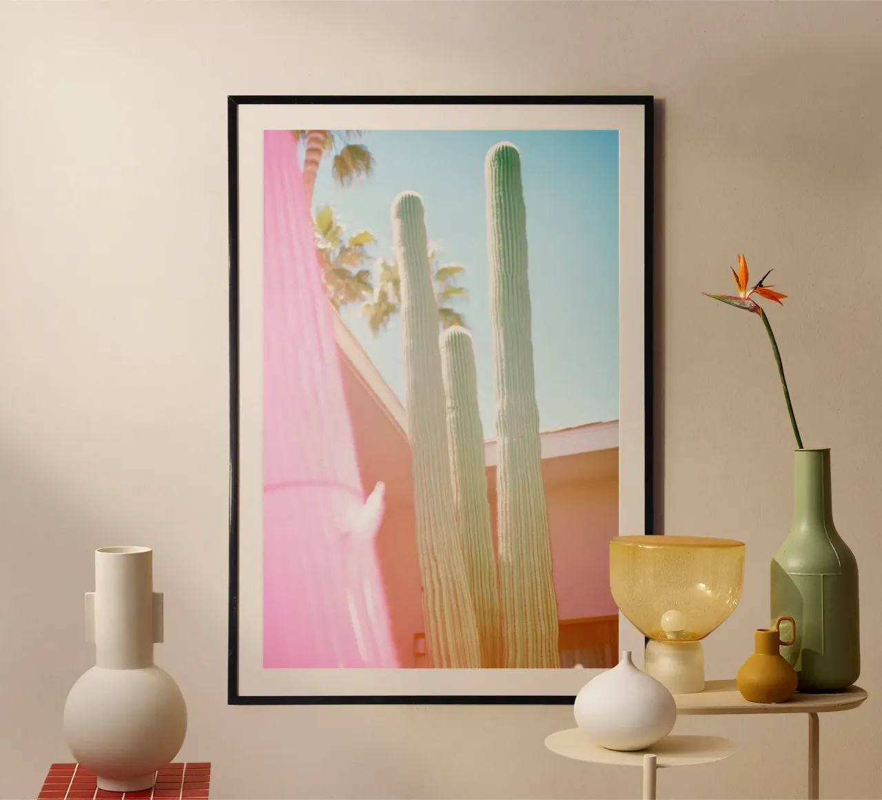 23 hahnemühle de Pink California | Affiches & Posters