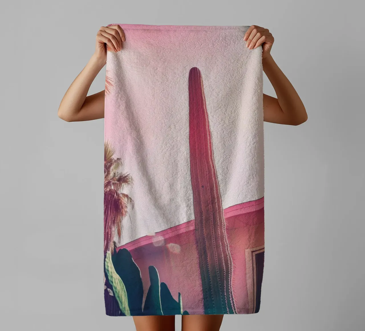 24 badhanddoek van Pink California | Affiches & Posters