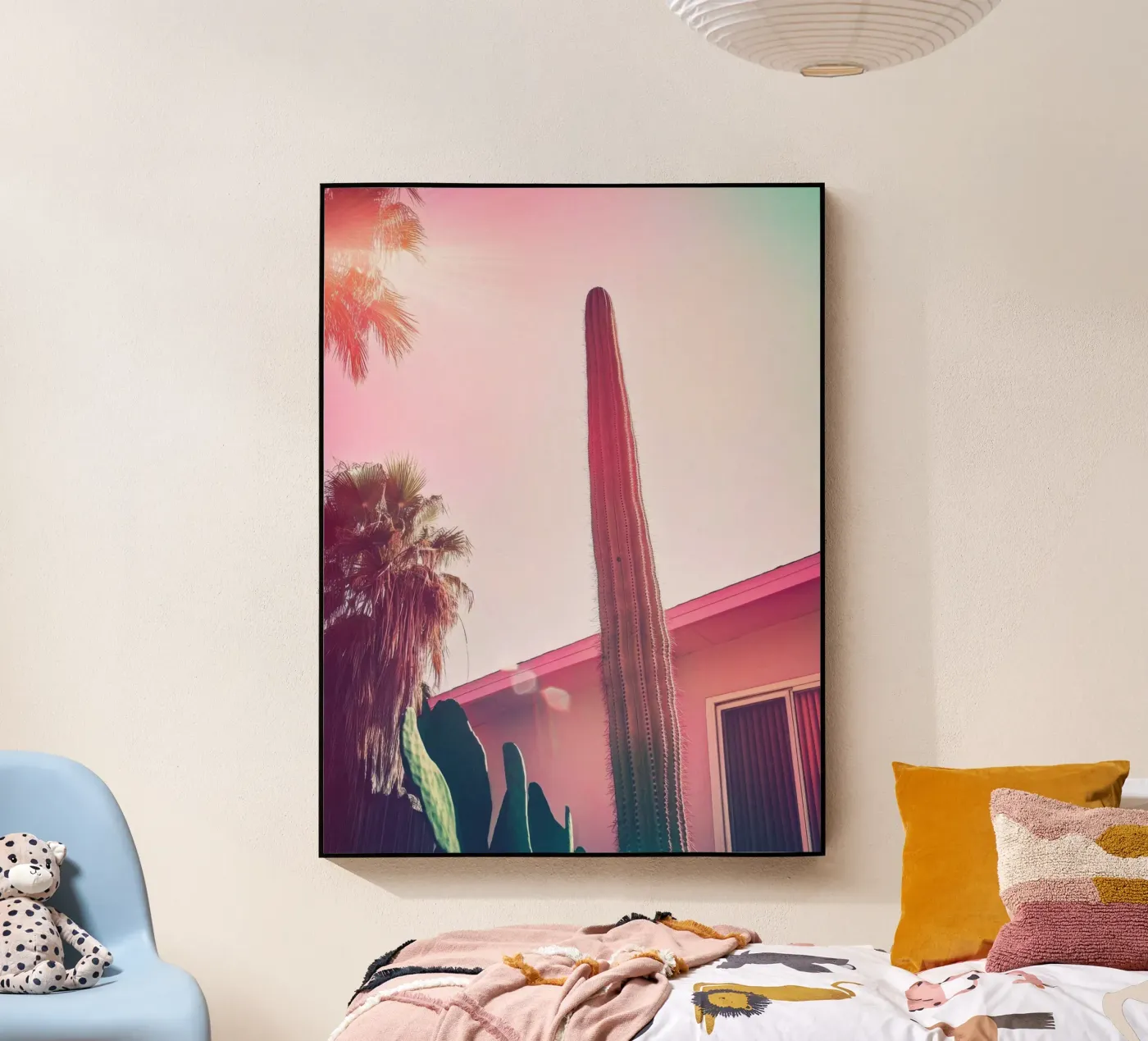 24 acryl van Pink California | Affiches & Posters