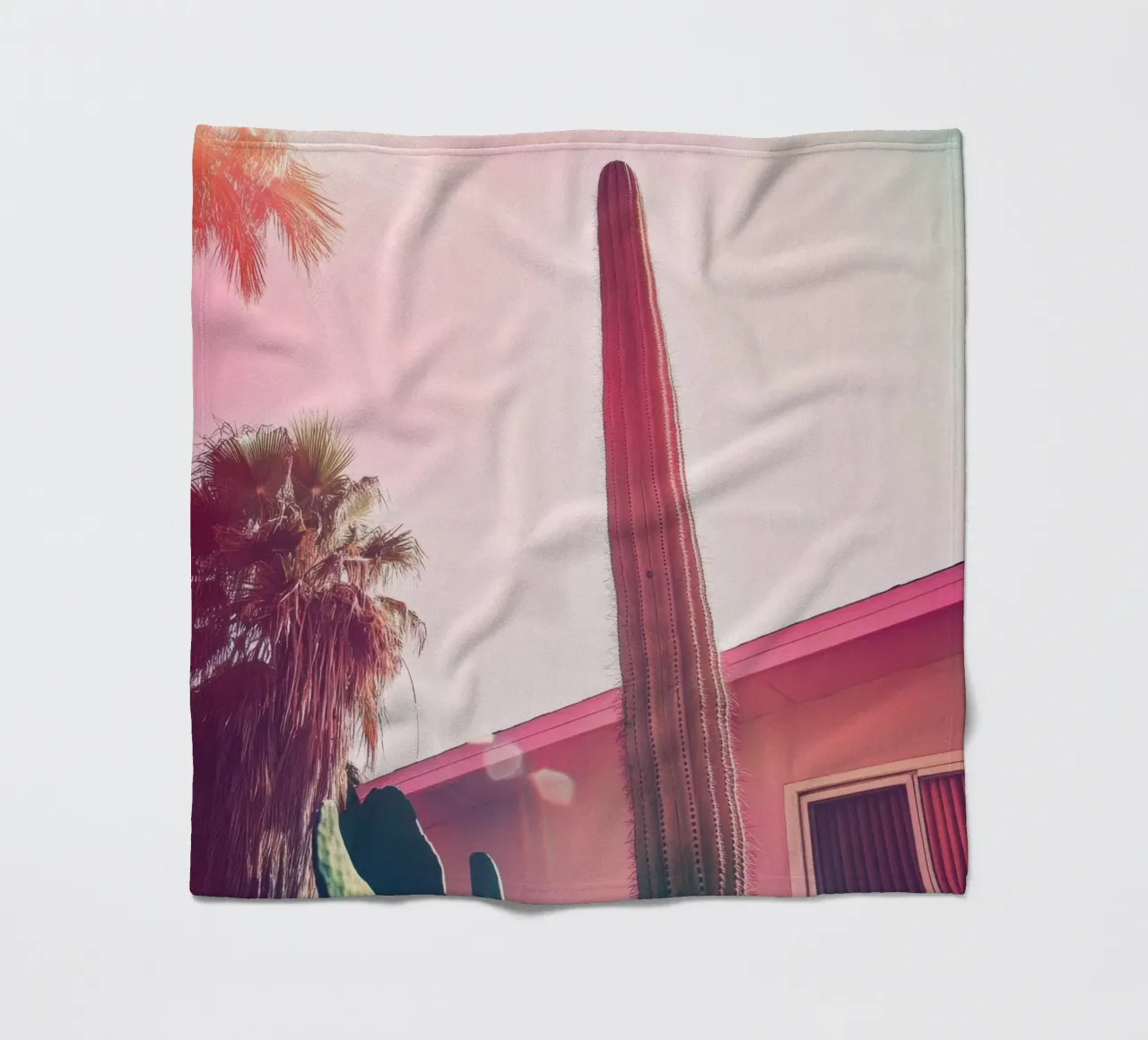 24 fleecedeken van Pink California | Affiches & Posters