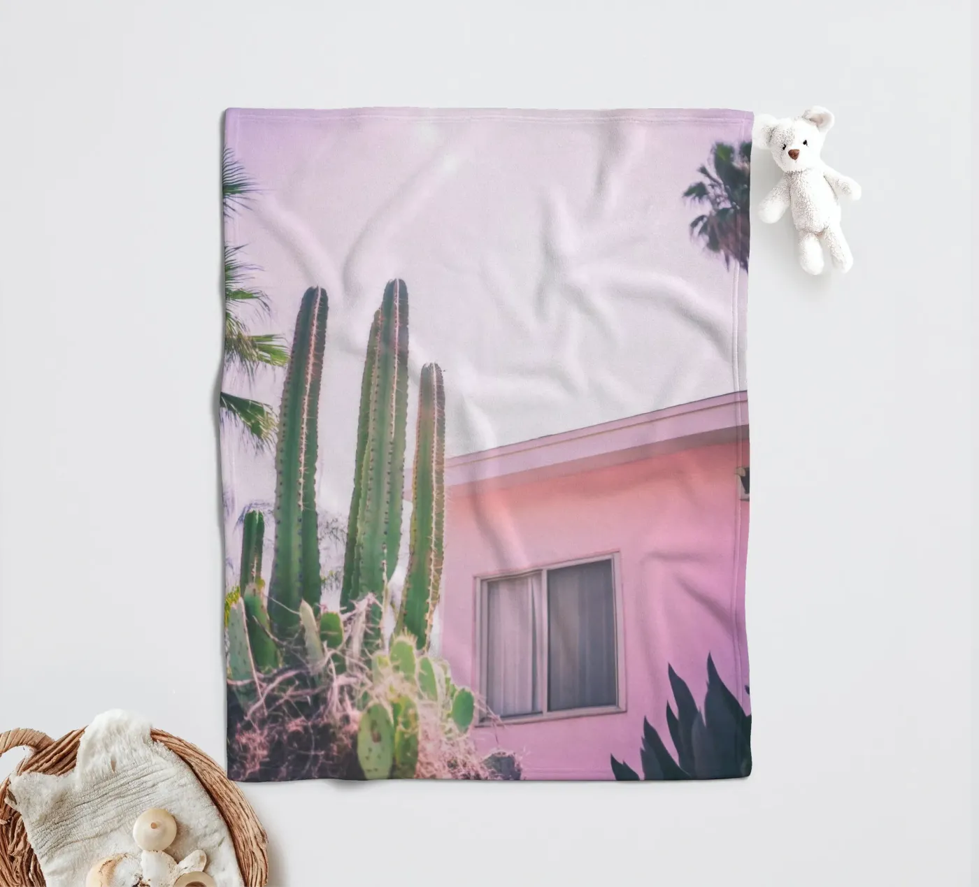 25 Fleecedecke von Pink California | Affiches & Posters