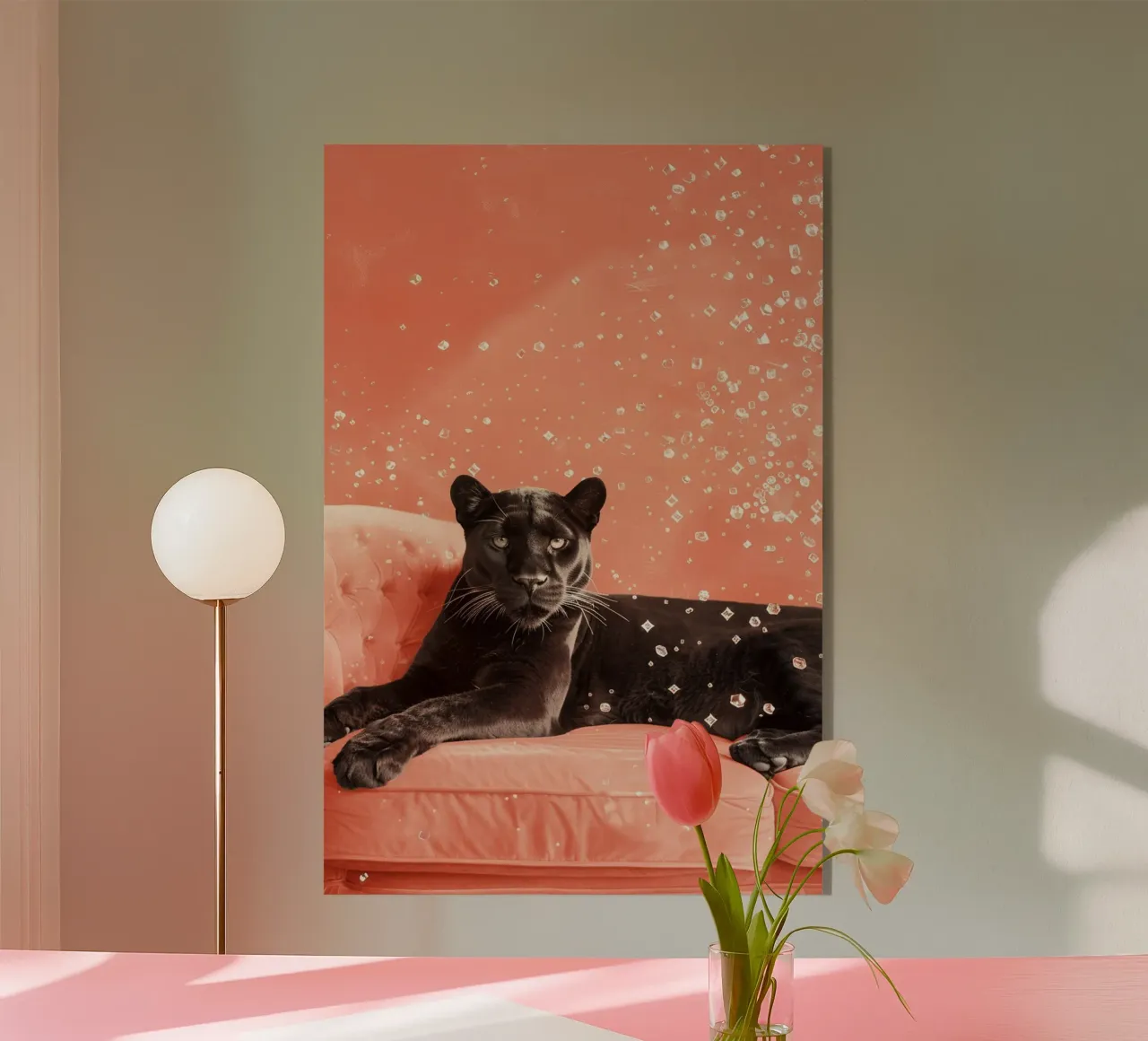 Velvet Calm plexiglass da Chic Creatures