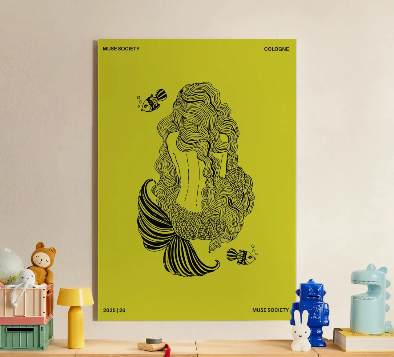 MERMAID acryl van Muse Society Shop