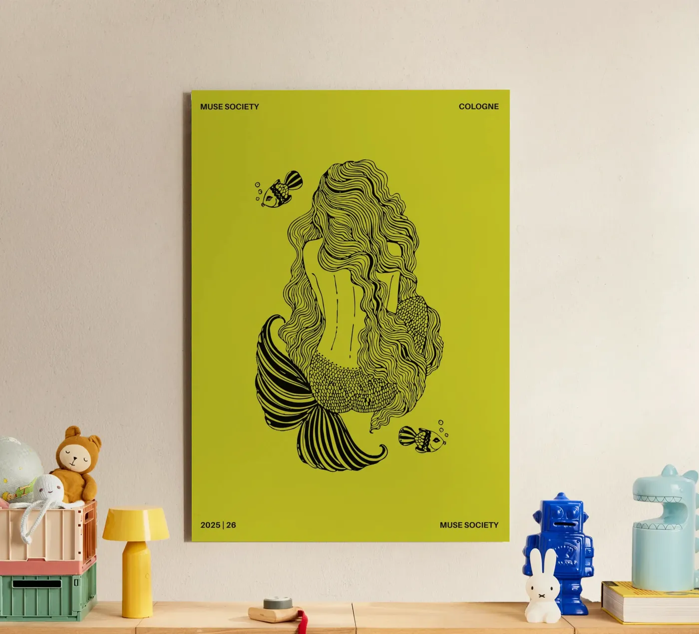 MERMAID forex-plaat van Muse Society Shop