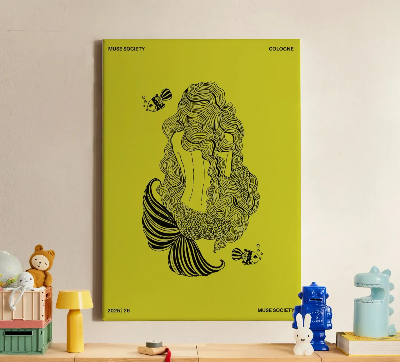 MERMAID tela da Muse Society Shop