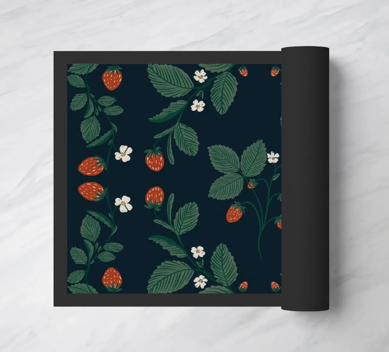 Fragole e farfalle zerbino da moDeern