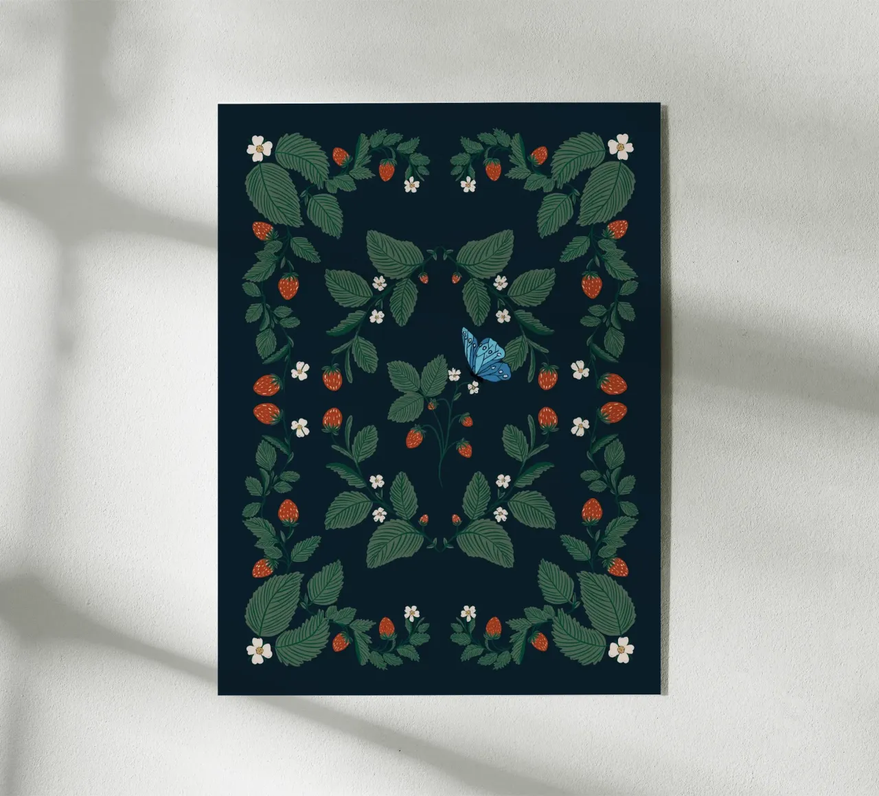 Fragole e farfalle plexiglass da moDeern