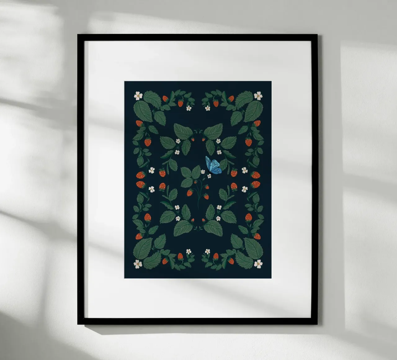 Fragole e farfalle poster da moDeern