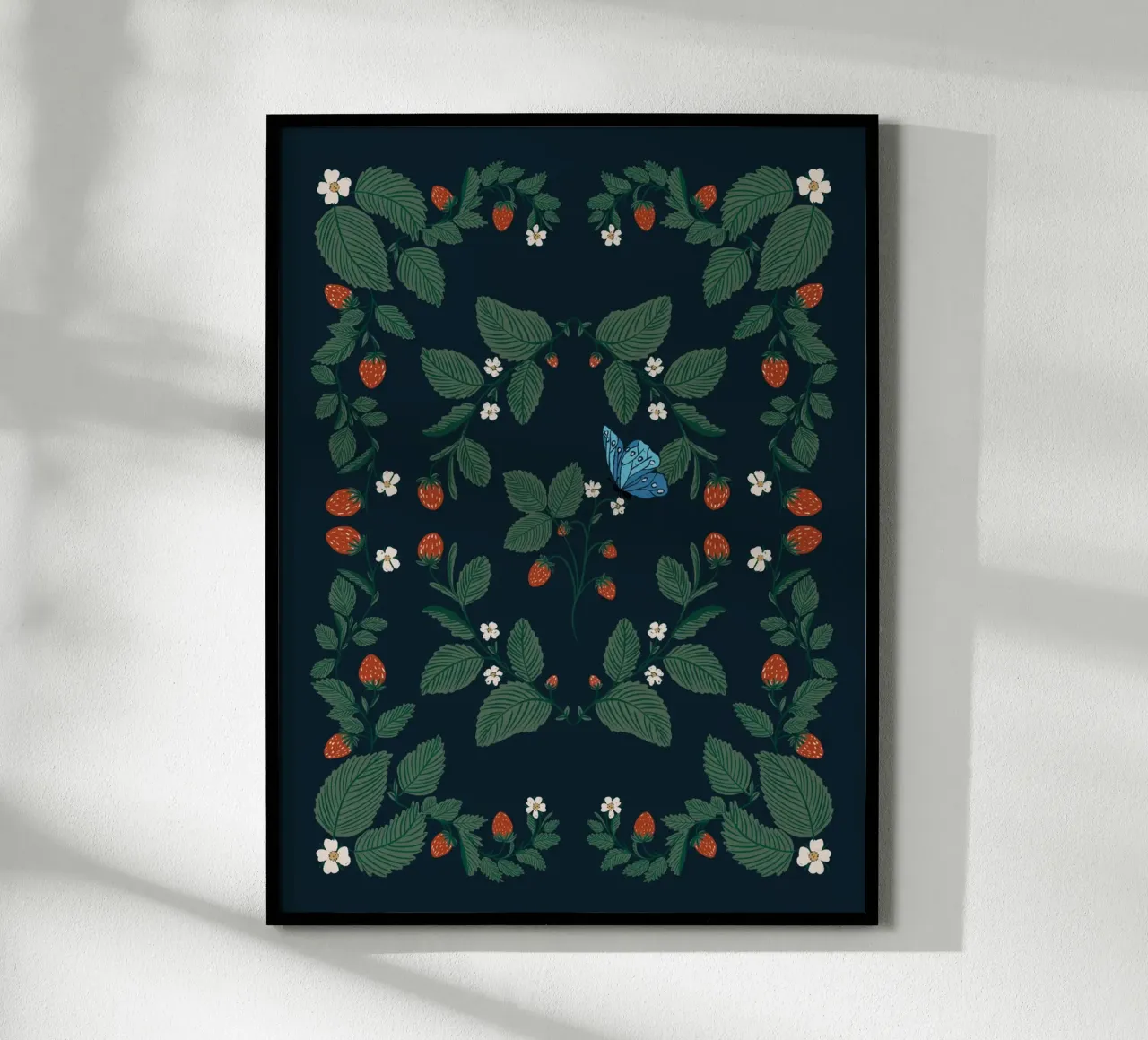 Fragole e farfalle poster da moDeern