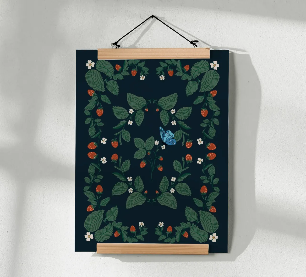 Fragole e farfalle poster da moDeern