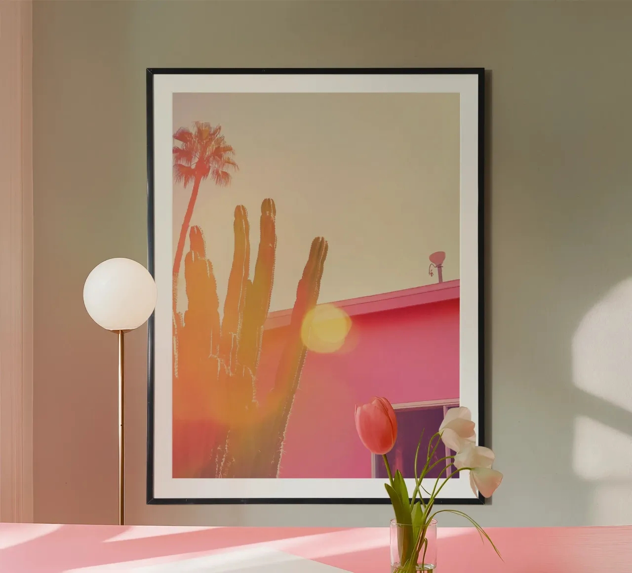 27 carta hahnemühle da Pink California | Affiches & Posters