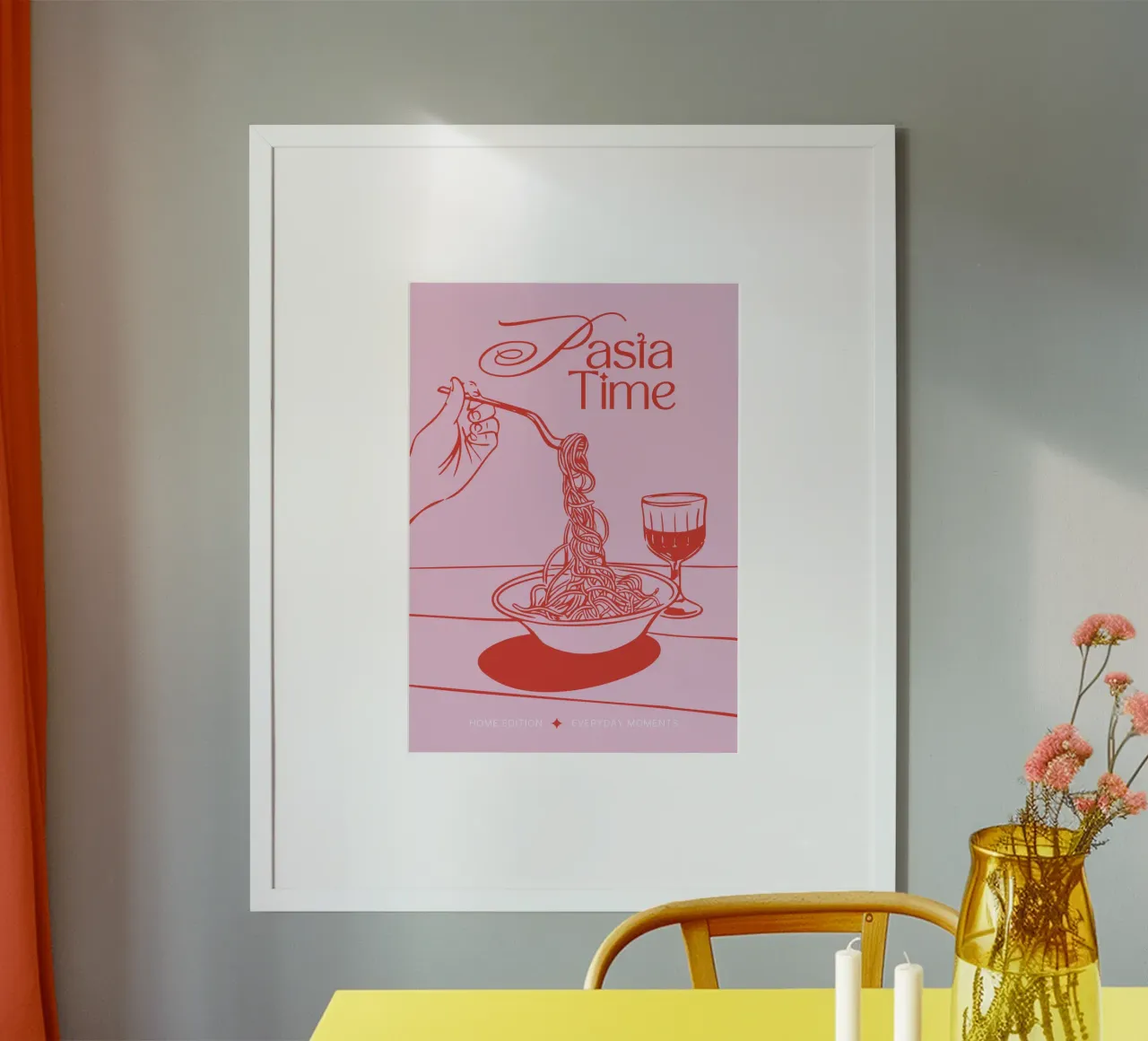 PASTA TIME poster da Muse Society Shop