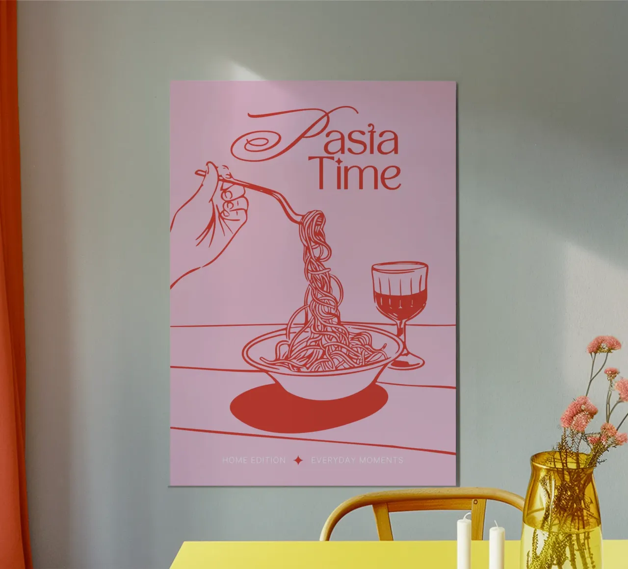 PASTA TIME poster da Muse Society Shop
