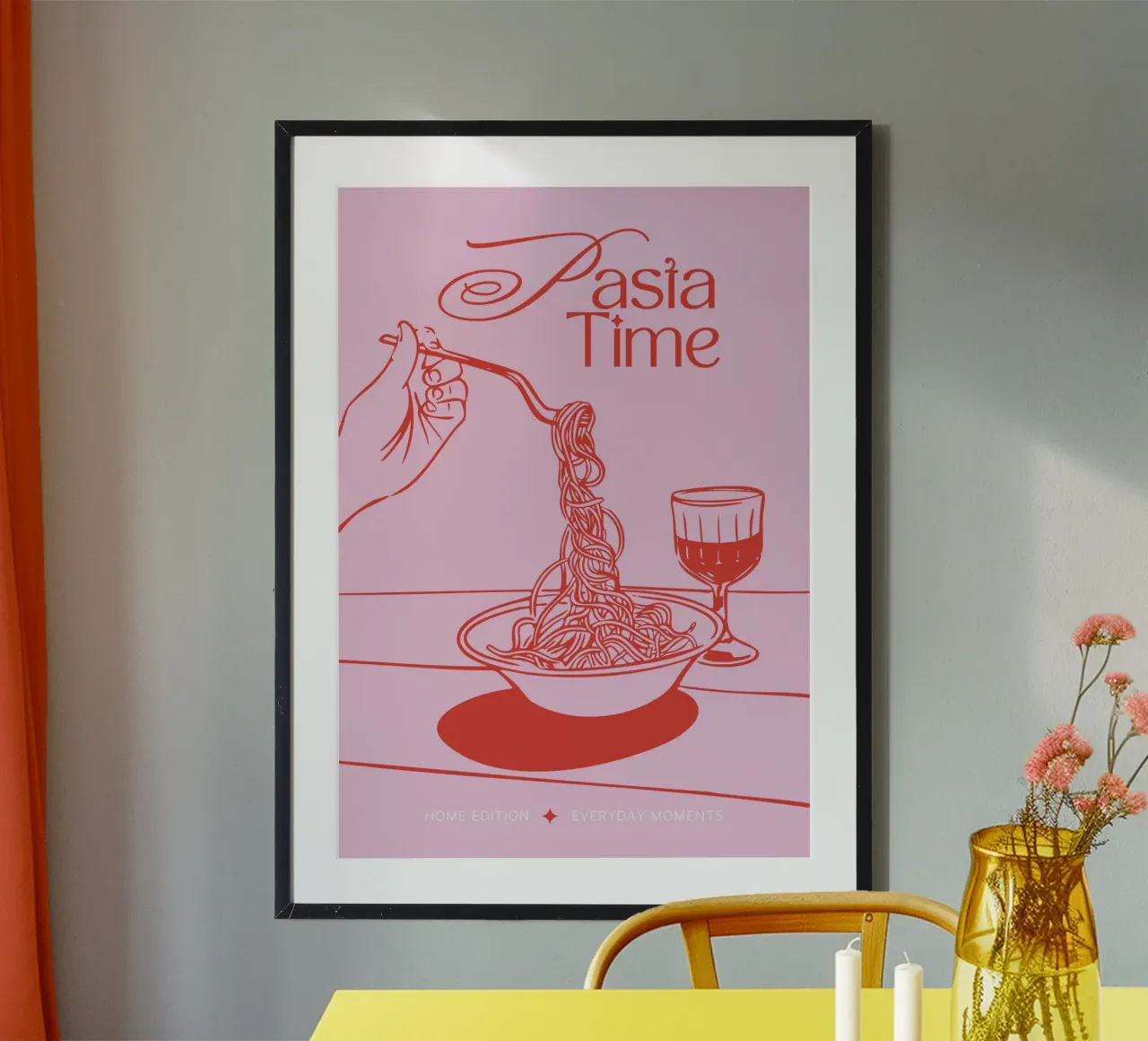 PASTA TIME poster da Muse Society Shop