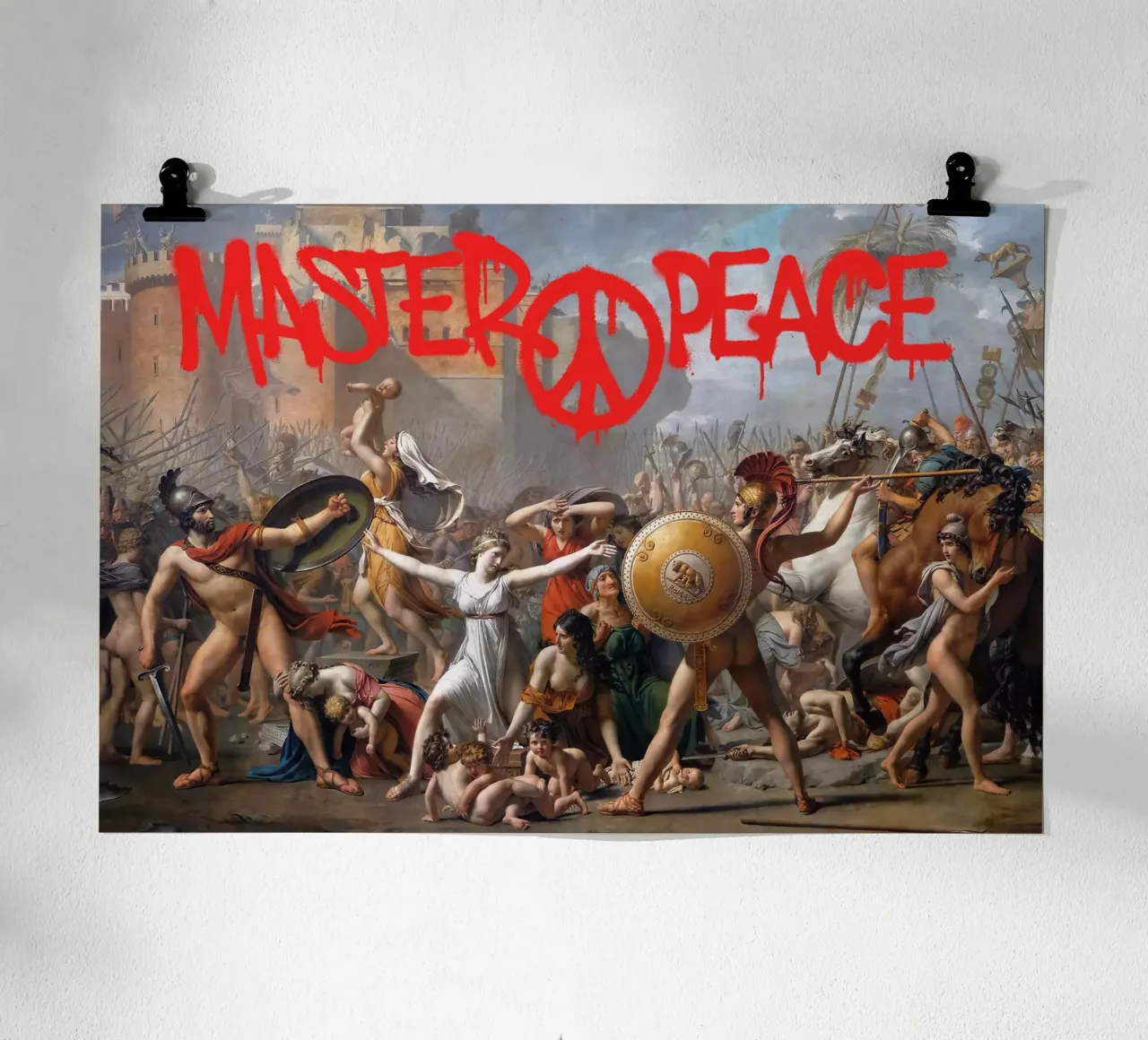 Masterpeace poster con telaio in plastica da Dikhotomy
