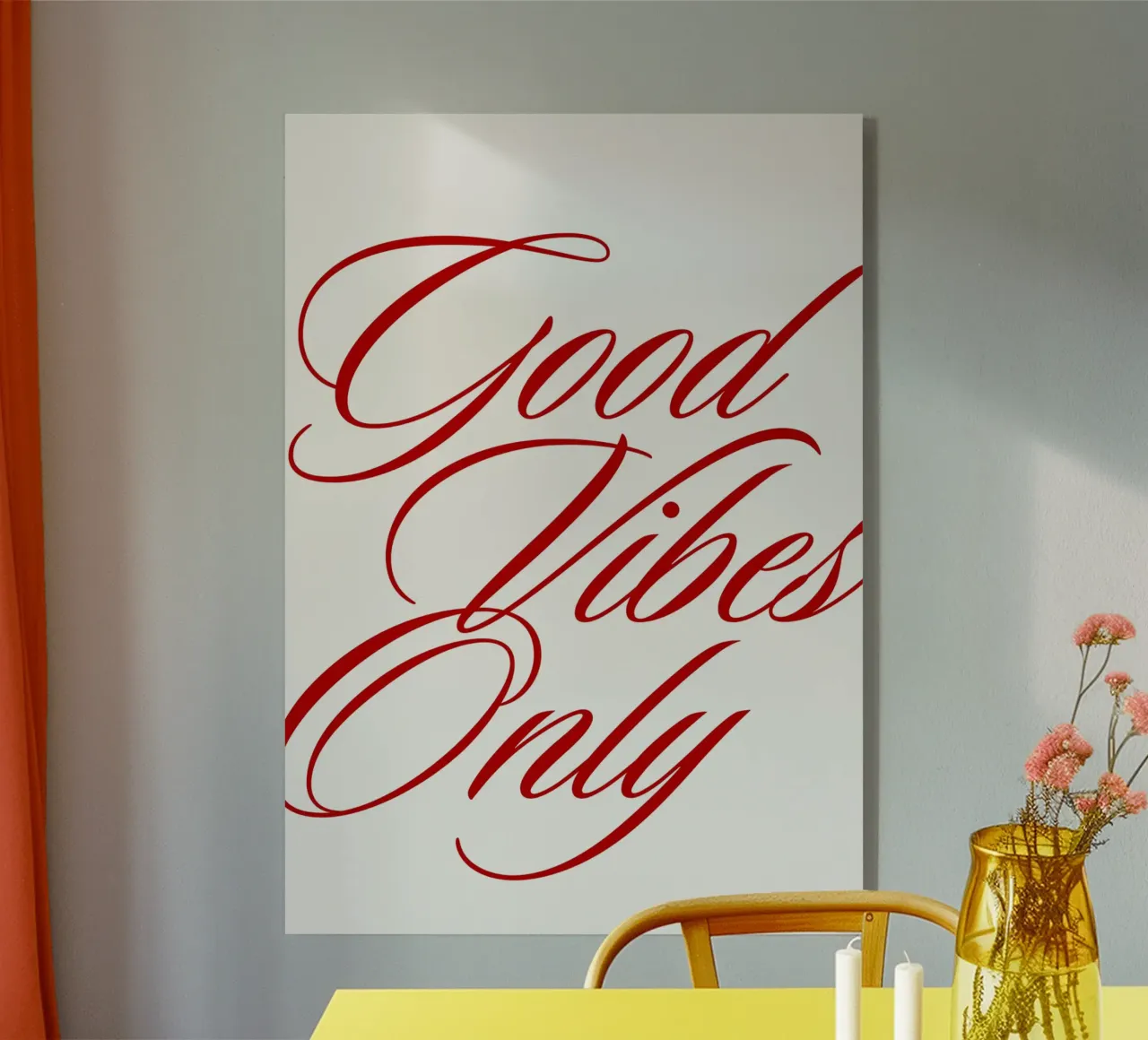 GOOD VIBES ONLY plexiglass da Muse Society Shop