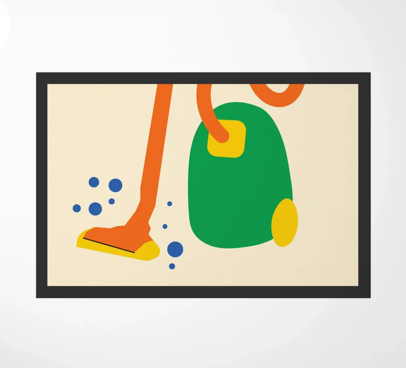 Cleaning Floor Fun doormat by Studio Fun Boy
