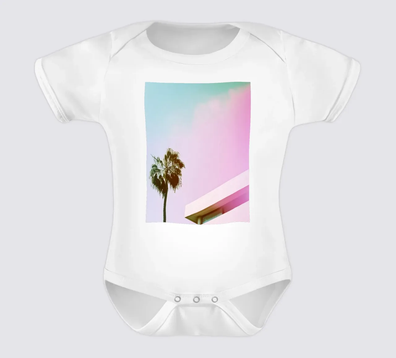 31 short-sleeve baby romper by Pink California | Affiches & Posters