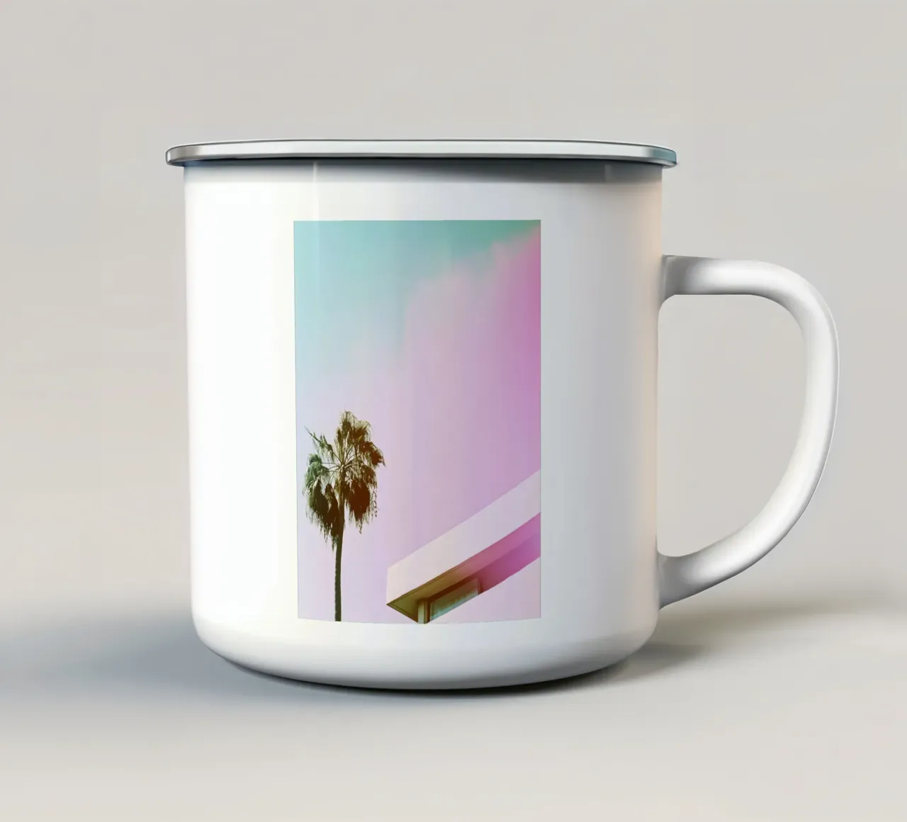31 tazza in smalto da Pink California | Affiches & Posters