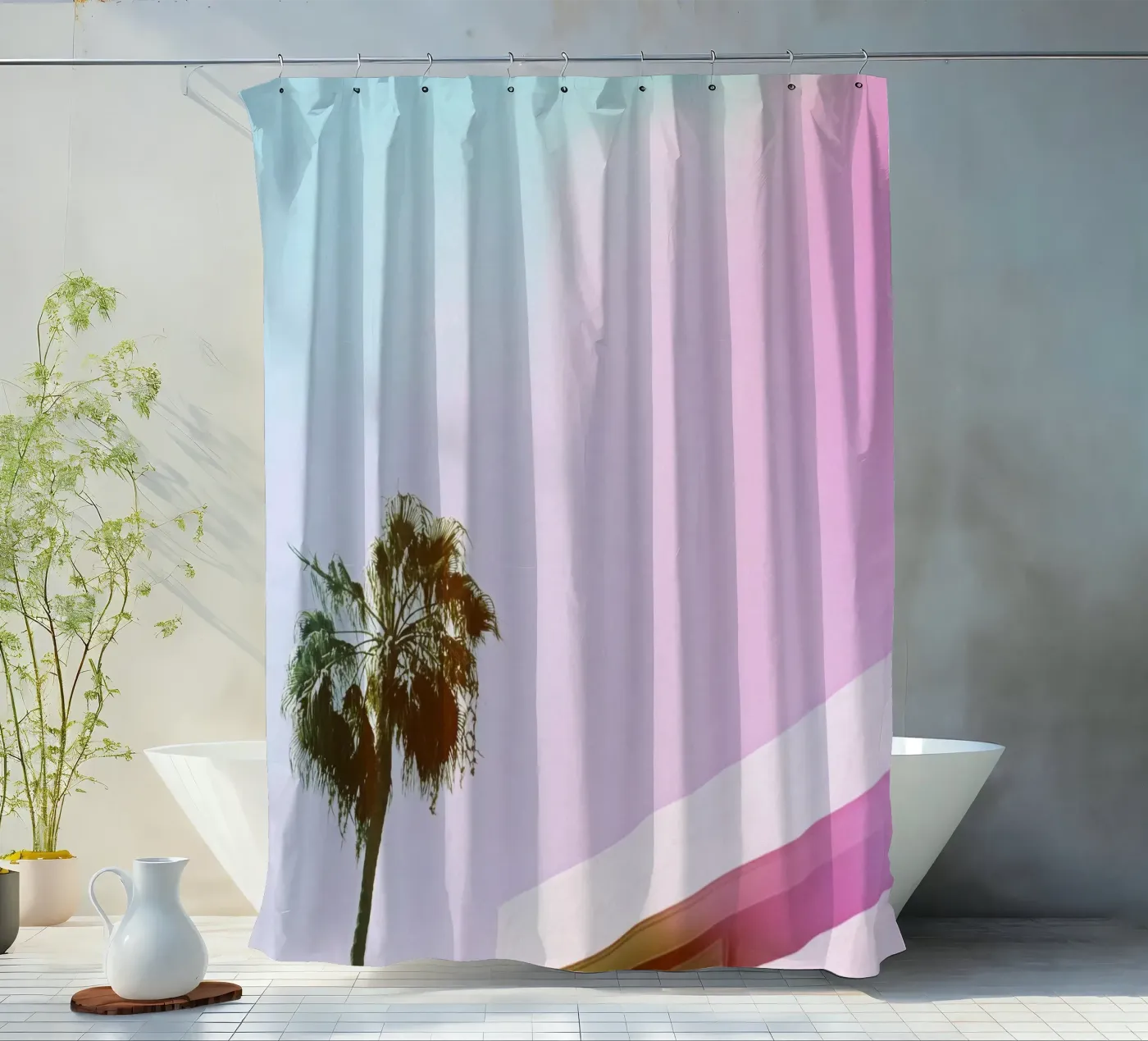 31 Duschvorhang von Pink California | Affiches & Posters