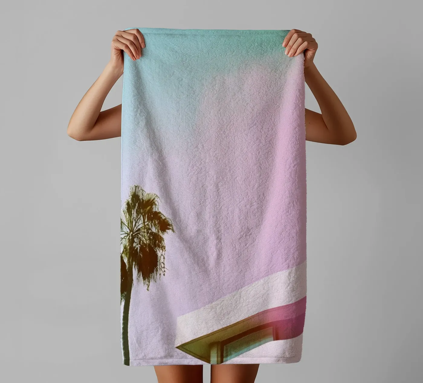 31 badhanddoek van Pink California | Affiches & Posters