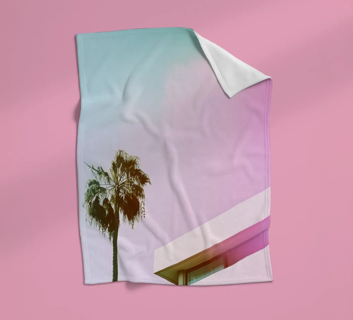 31 fleecedeken van Pink California | Affiches & Posters