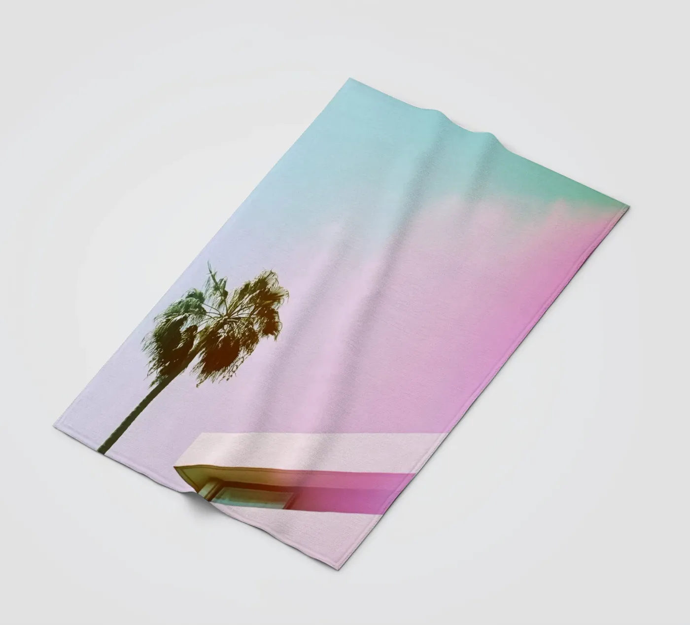 31 fleecedeken van Pink California | Affiches & Posters