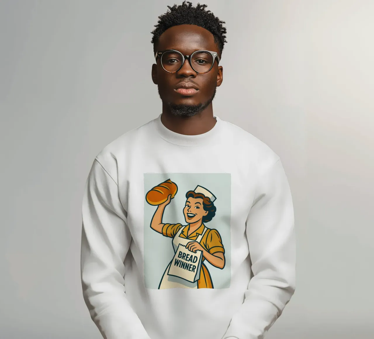 chef vincitore del pane felpa da kroocoot