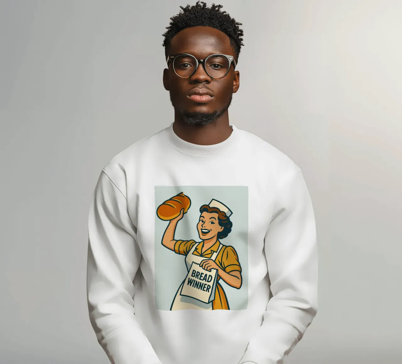 chef vincitore del pane felpa da kroocoot