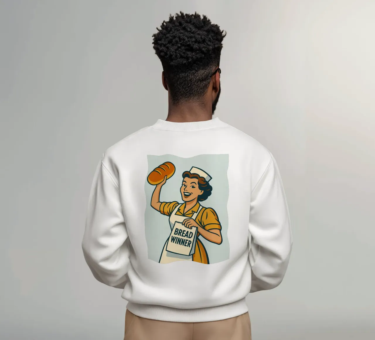 chef vincitore del pane felpa da kroocoot