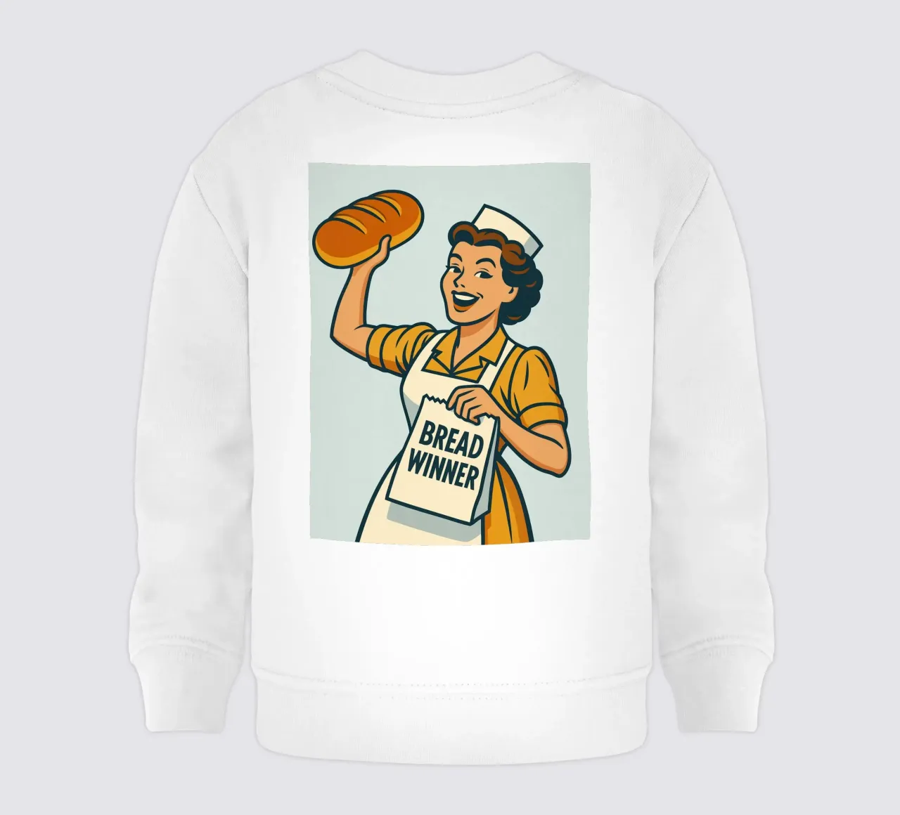 chef vincitore del pane felpa neonato da kroocoot