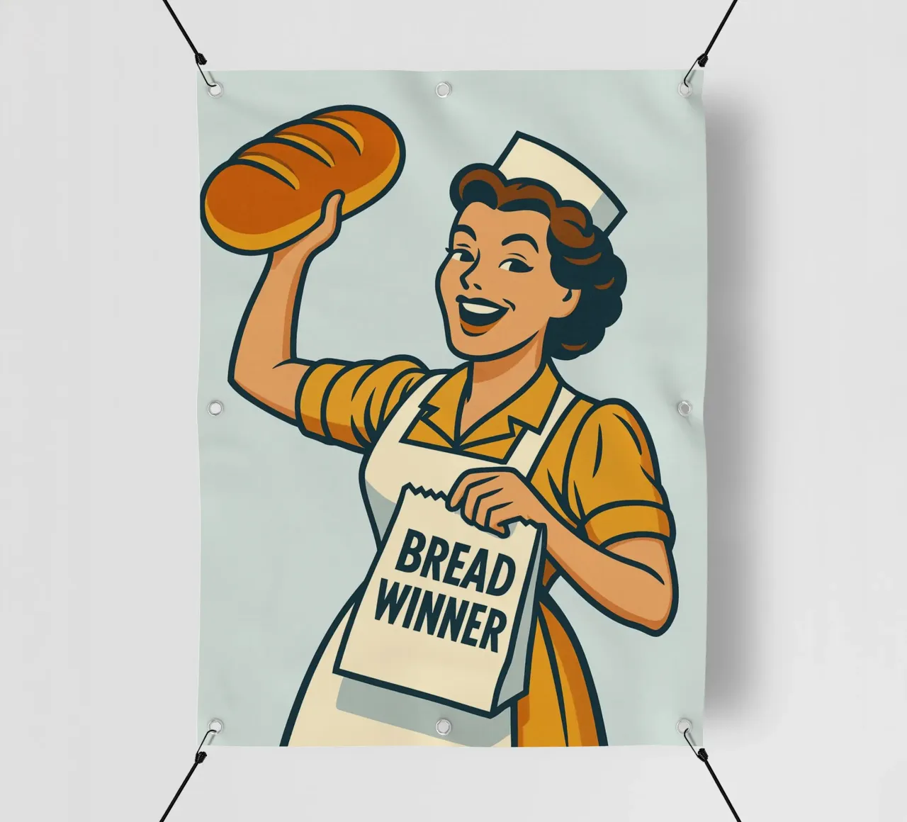 chef vincitore del pane telo in pvc da kroocoot