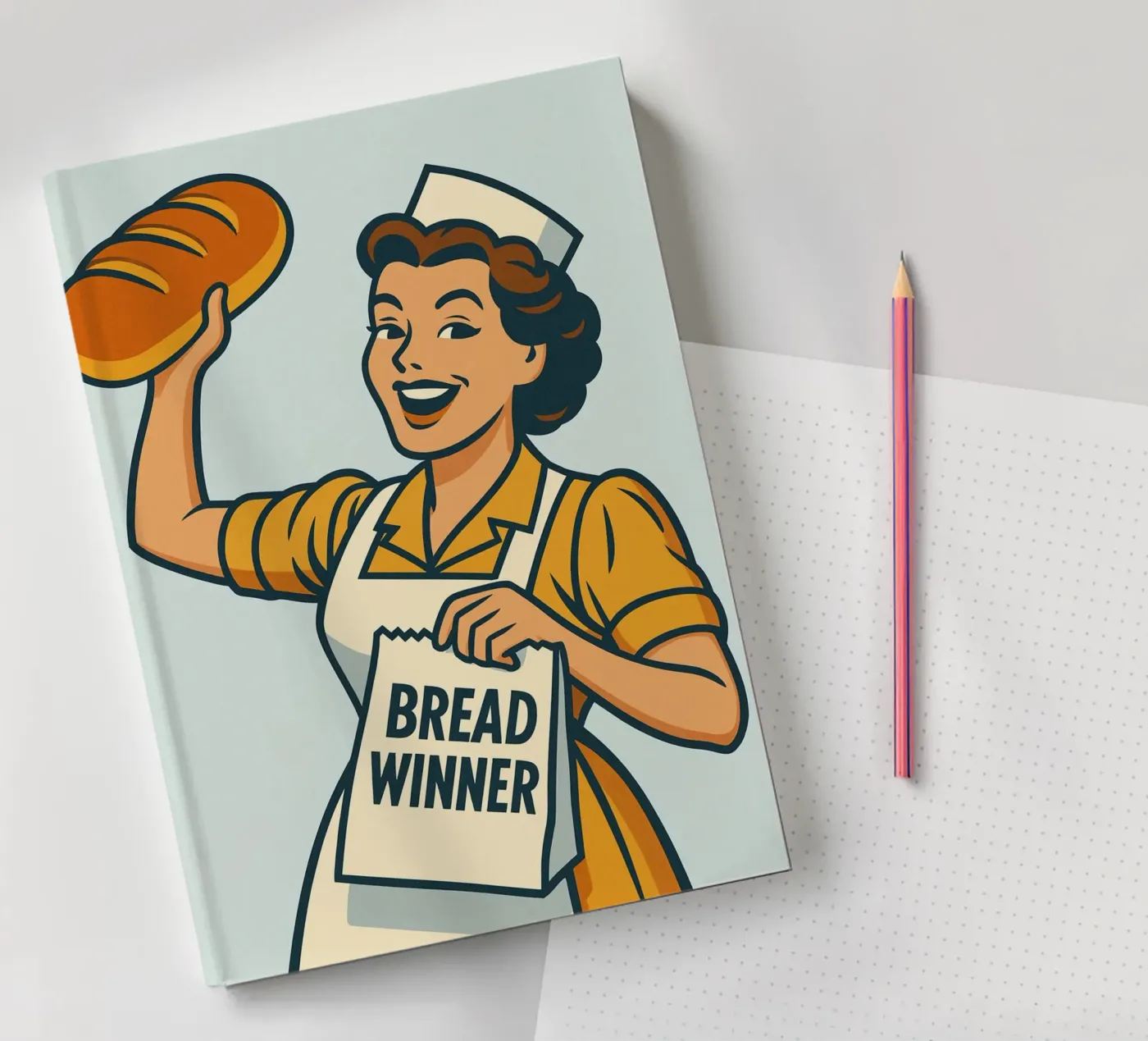 chef bread winner notebook by kroocoot