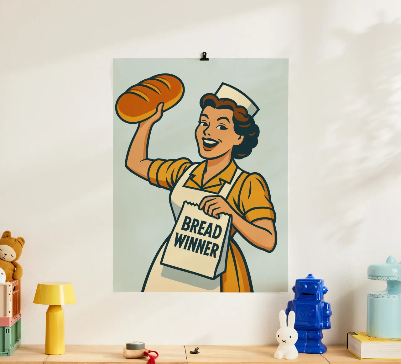 chef bread winner poster by kroocoot