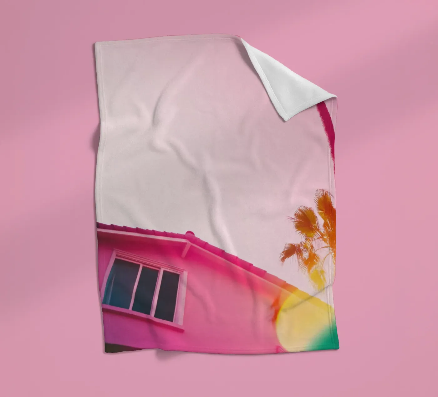 32 fleecedeken van Pink California | Affiches & Posters